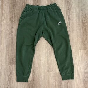 Nike Men’s Dark Green Joggers - L